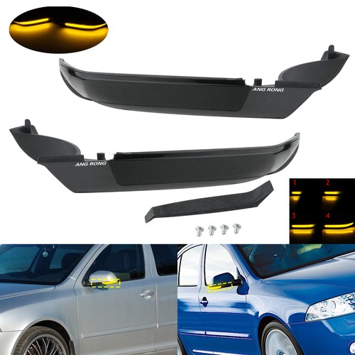 Schwarz spiegel blinker - 2x,
