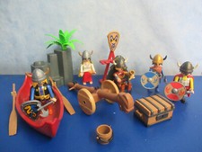 Wikinger Boot Rammbock Thronstuhl Figuren zu 3150 3151  Playmobil 3354