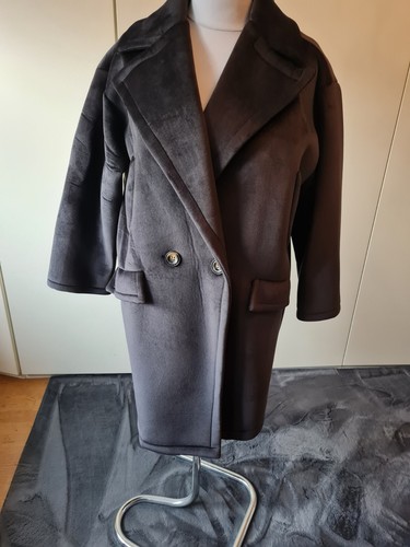 Damen mantel jacke wie samt - mantel,
