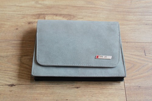 Bordmappe alcantara leder audi - alcantara,