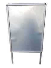 Bartscher Plakatständer DIN A1 Schnellwechselrahmen doppelseitig Klapprahmen ...