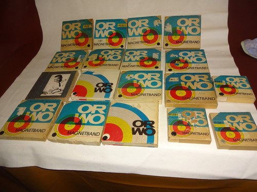 Orwo magnettonbänder ddr - magnettonbänder,