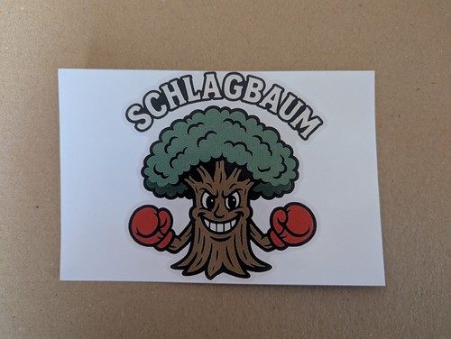 Lustige karte schlagbaum - lustige, "schlagbaum"