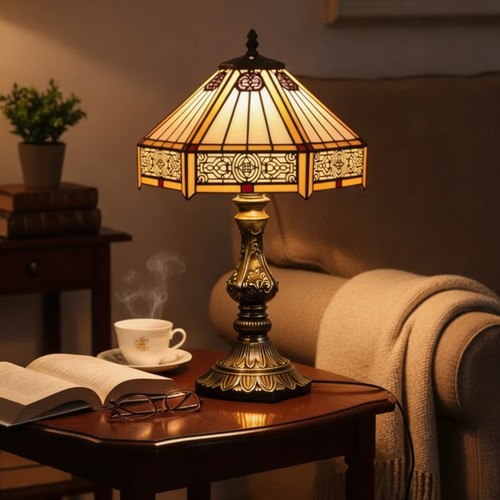 Tiffany stand tisch lampe - tiffany,