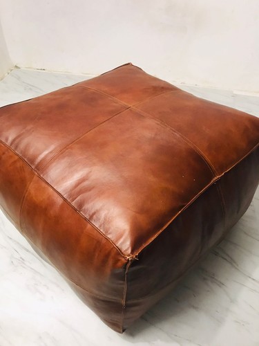 Leder pouf fußhocker ottoman - leder,