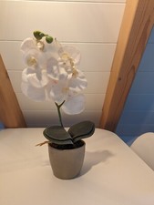 Kunstpflanze Orchidee Weiß