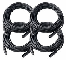 4x Set 20m XLR Mikrofonkabel