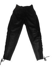 RICHA Lederhose Breeches Biker Motorradhose Retro Oldtimer Gr. M Bundw. 38 cm