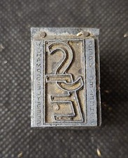 Stempel ➔ SERVICE ECHOS CHAMPE ELYSEES ➔Vintage-Klischee➔RARITÄT*EISEN auf Holz*
