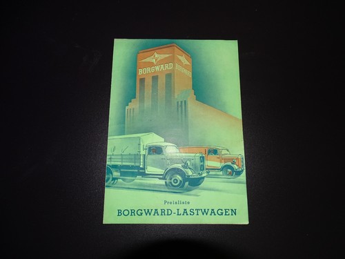 Borgward lastwagen preisliste - borgward, -lastwagen