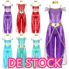 DE!ranrann Mädchen Arabische Prinzessin Prinzessin Kleid Bauchtanz Kostüm 