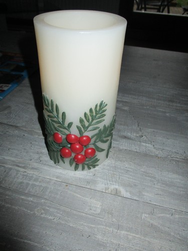 Elambia kerze mit iles - zweig,