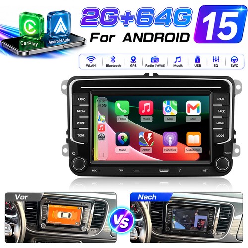 64g android autoradio - 2+64g, 15