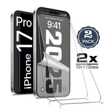 2X Glas für iPhone 17 Pro