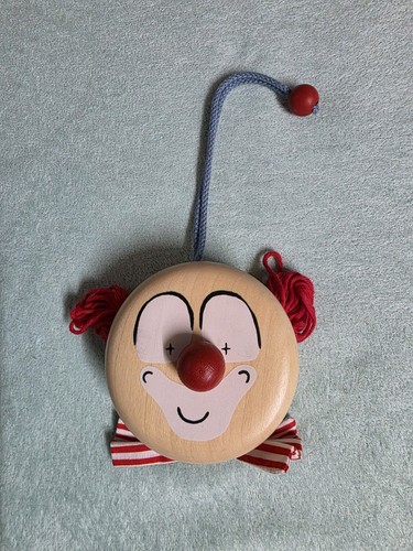 Clown spieluhr holz - clown,