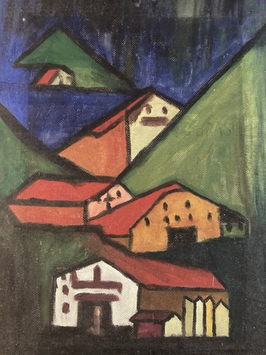 Gemälde öl tafel - gemälde,
