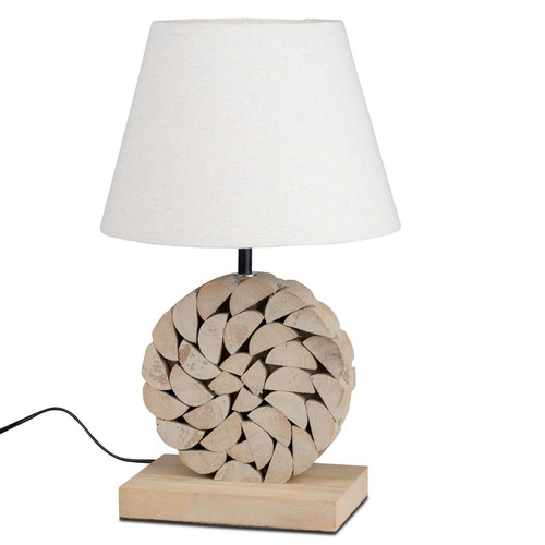 Tischlampe kreis nature - tischlampe, h