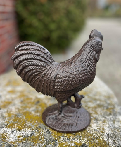 Gartendeko hahn huhn henne - gartendeko,