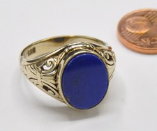 Herren Siegel Solitär Ring