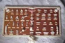Bild, Schautafel Seemannsknoten