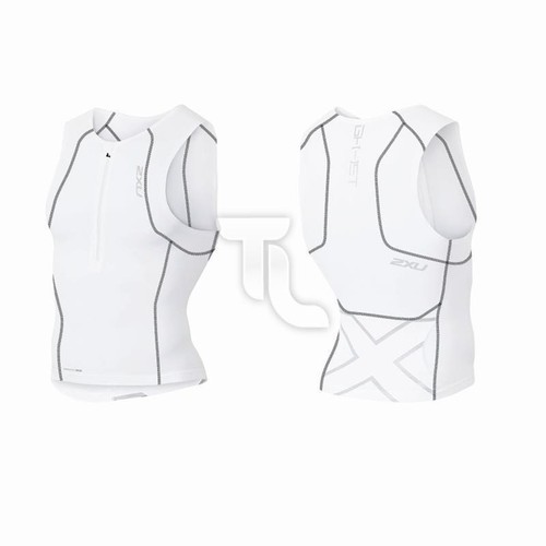 2xu mens ghst - ghst, singlet