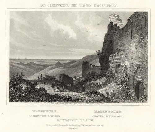 Madenburg eschbach pfalz - eschbach,