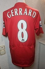 Liverpool Gerrard #8 Trikot Rebook Fußballtrikot Premier League Carlsberg Rot XL