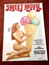 Sweet Movie Kinoplakat Poster A1, GEROLLT, 1974, Carole Laure, Prucnal, Clementi