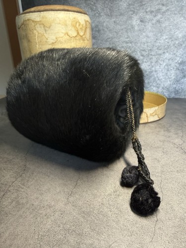 Vintage genuine black mink fur - vintage,