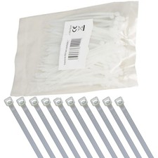 100* Kabelbinder transparent &