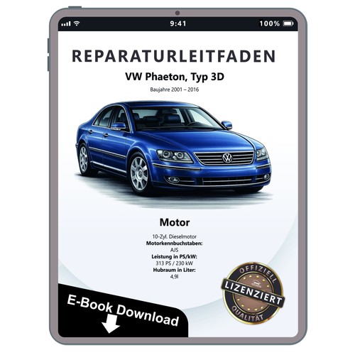 Phaeton 10 zyl - vw, 3d