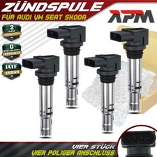 4X Zündspule für Audi A3 1.4