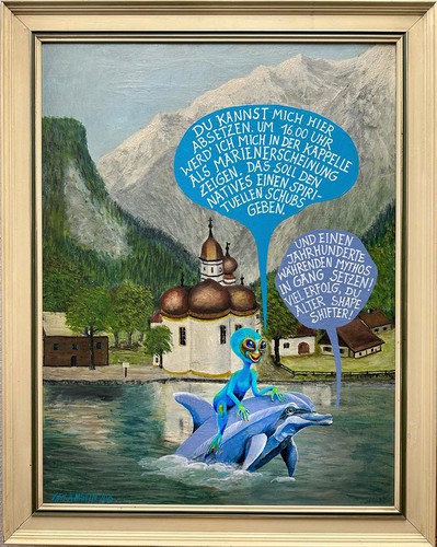 Witziges gemälde meme mit - -,