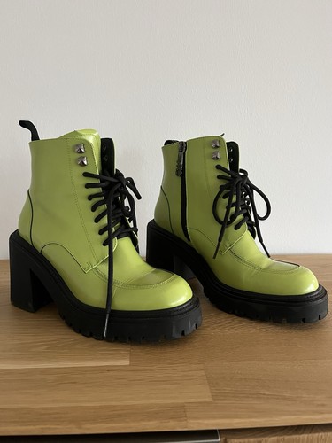 Stiefelette schuhe grün - stiefelette,