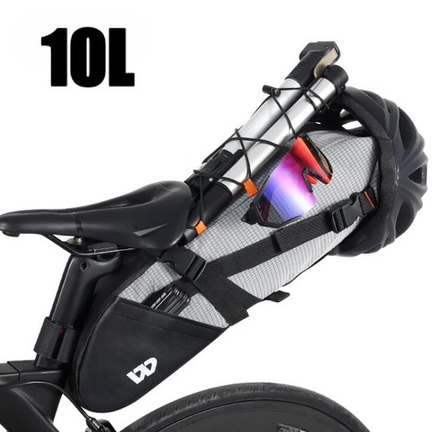 10l bicycle pannier saddle bag - saddle,