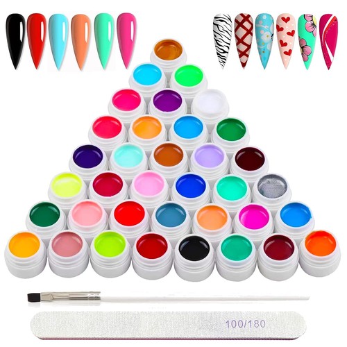 Nagellack set farben gel - uv,