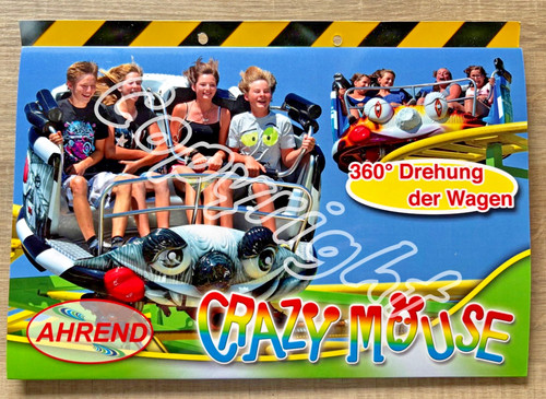 Werbeprospekt achterbahn crazy - werbeprospekt,