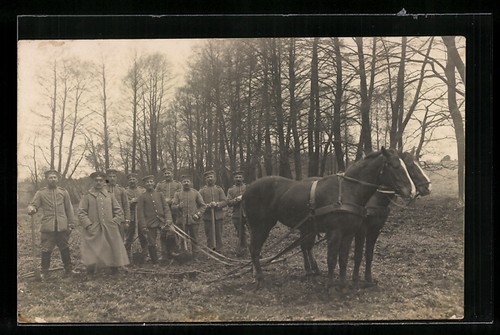 Foto soldaten mit - foto-ak,