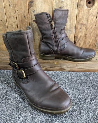 Ugg simmens damen braun leder - ugg,