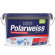 Schöner Wohnen Polarweiss Innenfarbe 5,0 Ltr.  weiß hohe Deckkraft