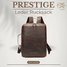 Leder rucksack herren - rucksack,