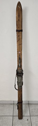 Historisches paar holz skier - paar, holz-skier