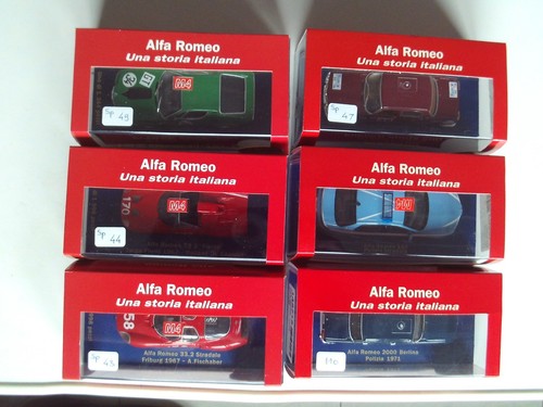 Konvolut 43 alfa romeo - 1:43,