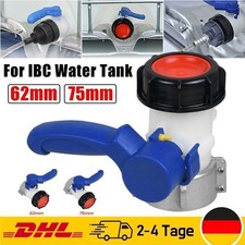 IBC Adapter Klappenhahn Tank Container Auslaufhahn S75x6 (75mm) S60x6 Wasserhahn