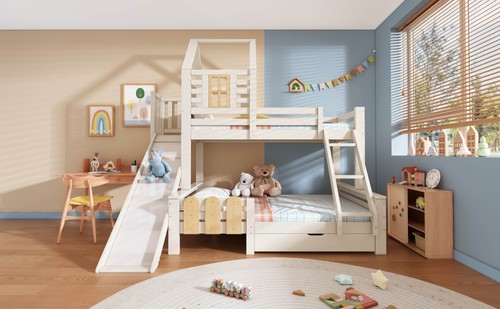 Sonnenh etagenbett weiß x - etagenbett, 90