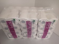  Toilettenpapier, Klopapier, WC-Papier - 3-lagig - weiß - 72 Rollen a 250Blatt