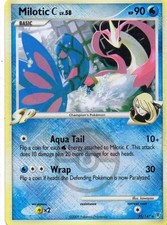 pokemon LIGA PROMO saison 2009/10  MILOTIC 90 HP 35/147 revers holo STERN