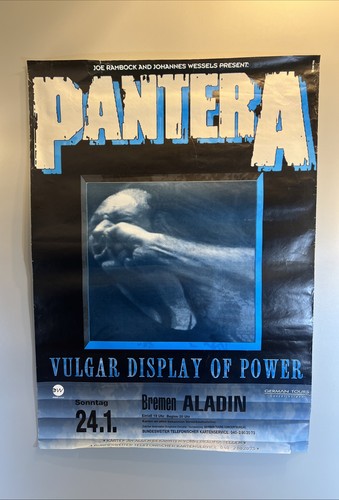 Vintage pantera konzertplakat - vintage,