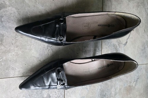 Echt leder pumps - leder,
