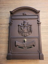 Italienischer Wand Briefkasten In Bronce/braun